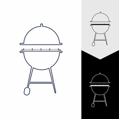 Barbecue icon vector illustration