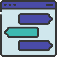 Website Messages Icon