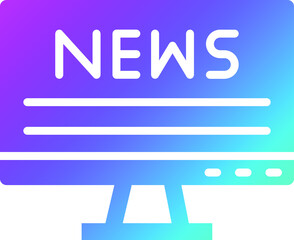 News Vector Icon Design Illustration