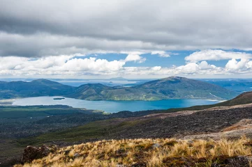 Foto op Canvas Lake Rotoaira seen from Tongariro volcano in the New Zealand © Fyle