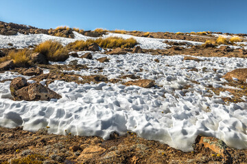 Beautiful view of the Southern mountains of Lesotho.