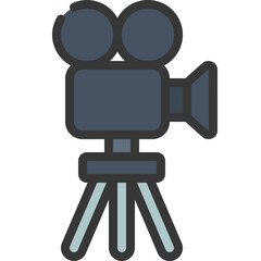 Film Camera Tripod Icon