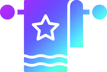 Towel Vector Icon Design Illustration