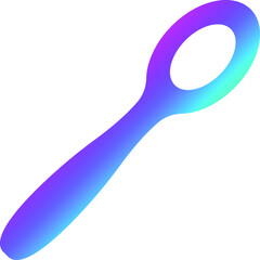 Spoon Vector Icon Design Illustration