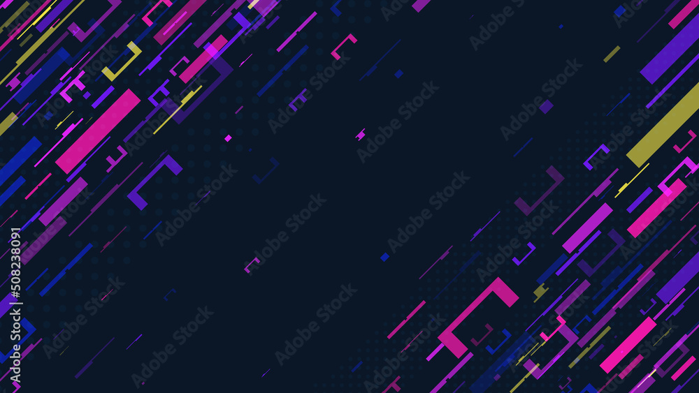 Aufkleber abstract dynamic background. glitch error effect. vector illustration
