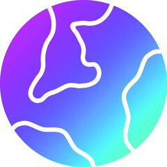Globe Vector Icon Design Illustration
