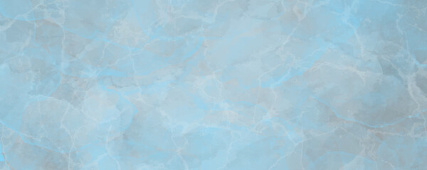 Watercolor vector art background for cards, flyer, poster, banner and cover design. Winter hand drawn illustration for your design. Marble texture, stone, ice, cold, snow, freezing. Christmas template