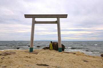 つぶて浦の鳥居【 愛知県知多郡】
