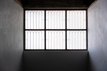 Residential windows with early morning light