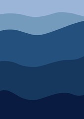 sea waves ocean waves bleu shades background