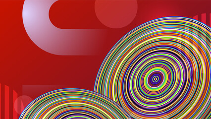 Abstract colorful background. Gradient flowing geometric pattern background texture for poster cover design. Minimal color abstract gradient banner template. Modern vector wave shape