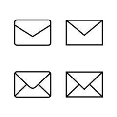 Mail icon vector. email sign and symbol. E-mail icon. Envelope icon