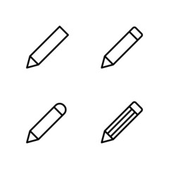 Pencil icon vector. pen sign and symbol. edit icon vector