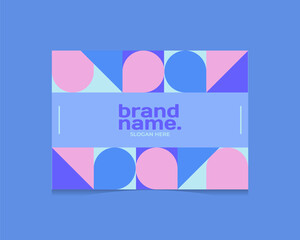 Modern corporate card template design