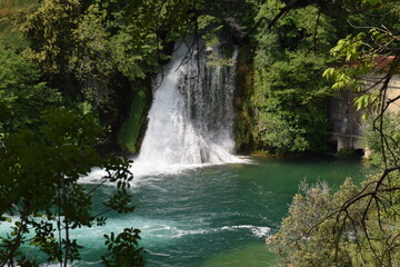 Fototapeta premium urlaub im krka nationalpark in kroatien