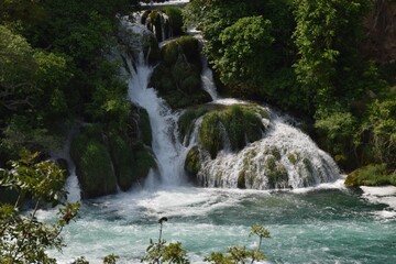 Obraz premium urlaub im krka nationalpark in kroatien