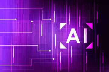 2d rendering Artificial Intelligence (AI) concept