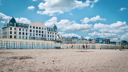 Plage de Trouville, Normandie, France 