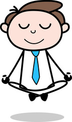 cartoon illustration of a man with a smile