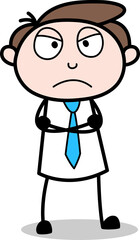 cartoon of a man with a smile