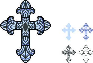 Design -mandala consists of 4 layers. Great for laser cutting machines. Cut each layer and glue together with glue. . You can change the color and size of the design