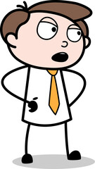 cartoon character of a person with a smile