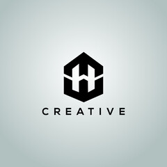 logo design Creative Initials best world Letters (M+H+W) Logo  Monogram Geometric Modern Logo