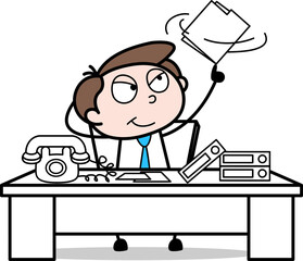 cartoon character of a person with a smile