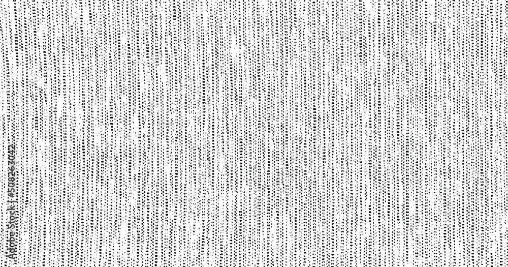 Poster vector fabric texture. distressed texture of weaving fabric. grunge background. abstract halftone ve