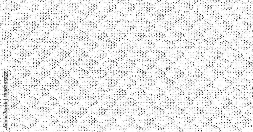 Poster vector fabric texture. distressed texture of weaving fabric. grunge background. abstract halftone ve
