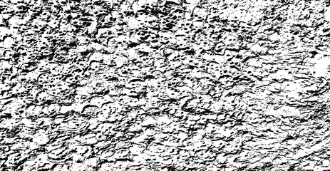 Monochrome texture composed of irregular graphic elements. Distressed uneven grunge background. Abstract vector illustration. Overlay for interesting effect and depth. Isolated on white background.