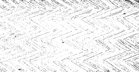 Monochrome texture composed of irregular graphic elements. Distressed uneven grunge background. Abstract vector illustration. Overlay for interesting effect and depth. Isolated on white background.