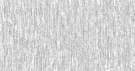 Vector fabric texture. Distressed texture of weaving fabric. Grunge background. Abstract halftone vector illustration. Overlay to create interesting effect and depth. Black isolated on white. EPS10.