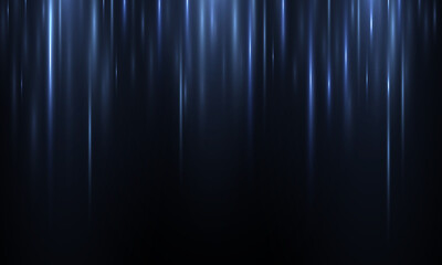 Motion speed blue vertical lines, glowing light.