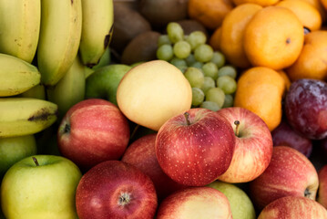Selection of fresh fruits