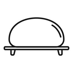 Baking bread icon outline vector. Flour pastry