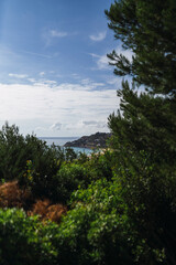 Fototapeta premium paisaje en vertical de la costa de cadiz