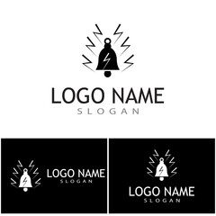 Fototapeta premium Bell Logo Template vector symbol illustration design