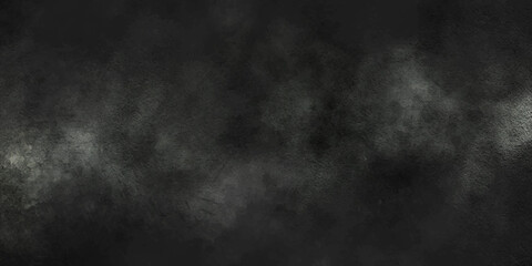 Black stone concrete texture background anthracite panorama banner. Elegant black background vector illustration with vintage distressed grunge texture and dark gray charcoal color paint. 