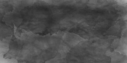 Naklejka premium Black stone concrete texture background anthracite panorama banner. Elegant black background vector illustration with vintage distressed grunge texture and dark gray charcoal color paint. 