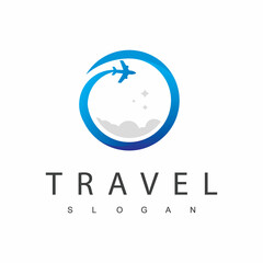 Fototapeta na wymiar Tour And Travel Logo Design Template