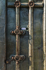 ancient old Italian door 