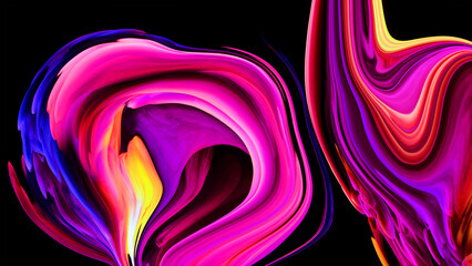 Luxury abstract for a mobile screen concept, phone desktop and wallpaper, background, Color abstract illustration made of purple colored oil paint on background, background 3d render,