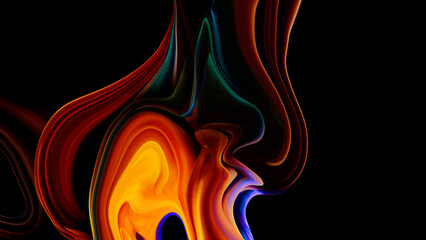 Luxury abstract for a mobile screen concept, phone desktop and wallpaper, background, Color  abstract illustration made of purple colored oil paint on background,  background 3d render,