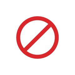 Obraz na płótnie Canvas Stop sign on a white background. Vector illustration