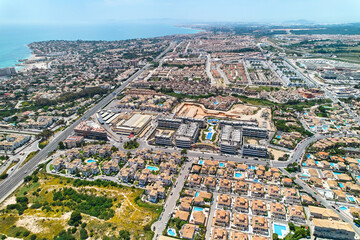 Obraz premium Playa Flamenca townscape. Costa Blanca. Spain