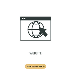 website icons  symbol vector elements for infographic web