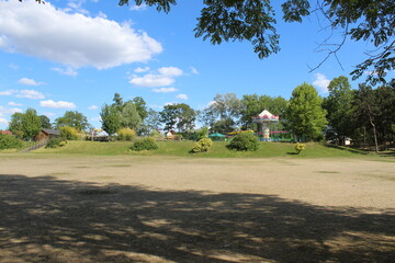 Fototapeta premium Base de loisir de Cergy France