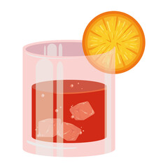 negroni cocktail design