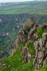 Amazing landscape with kasagh river canyon, Armenia